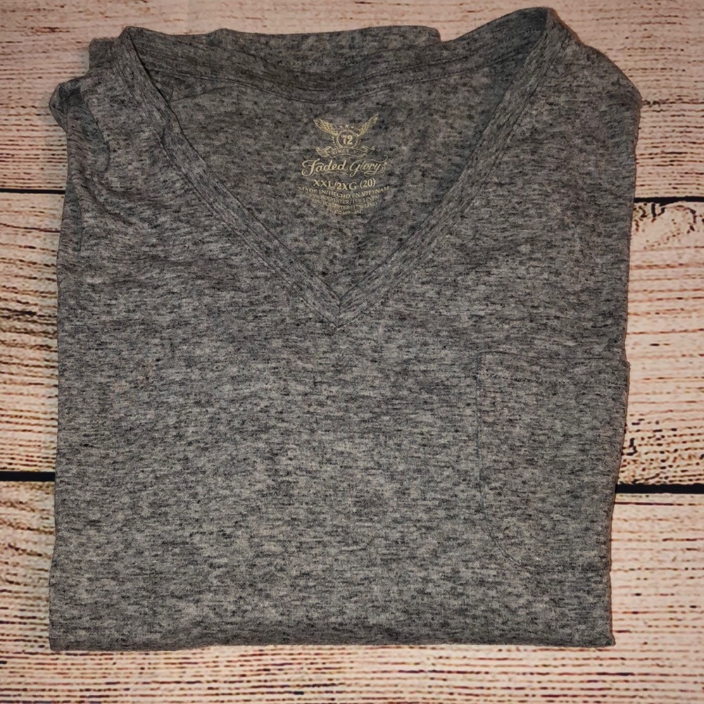 Regular t shirt and one pocket t shirt